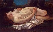 Gustave Courbet Reclining Woman France oil painting artist